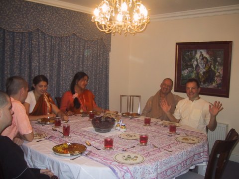 Daniel, Kavicandra, Natasha, Sitarama, Gauranga Sundara, Steve