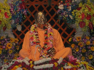 Srila Prabhupada at his Samadhi Mandir