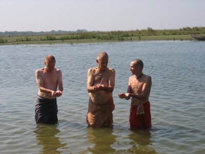 Ashes Ceremony at the Ganga