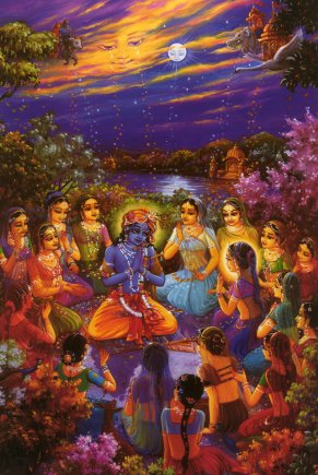 Krishna and the gopis